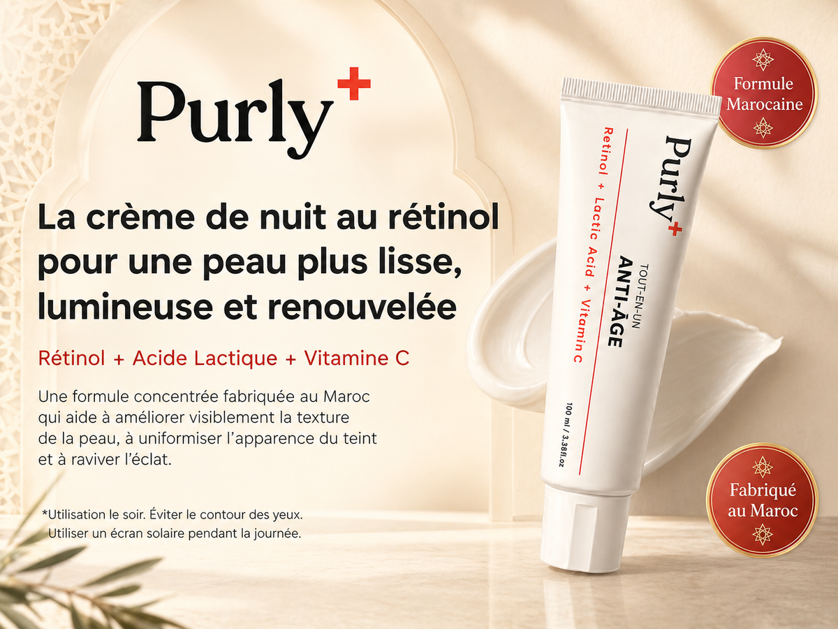 Purly™ | Crème Anti-Âge Tout-en-Un