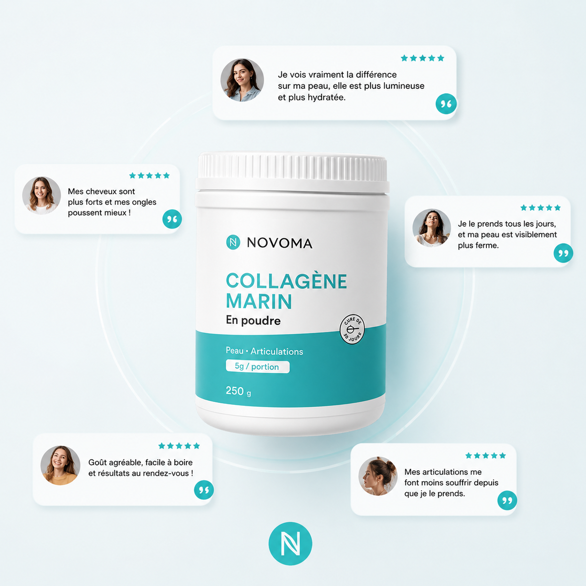 NOVOMA™ | Collagène Marin, Beauté & Articulations