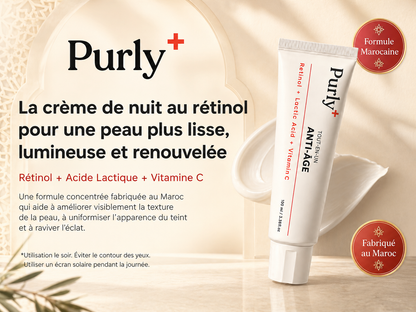 Purly™ | Crème Anti-Âge Tout-en-Un
