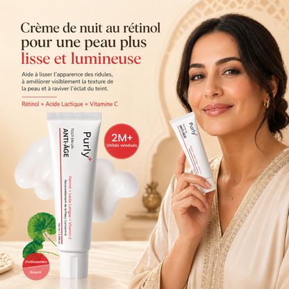 Purly™ | Crème Anti-Âge Tout-en-Un