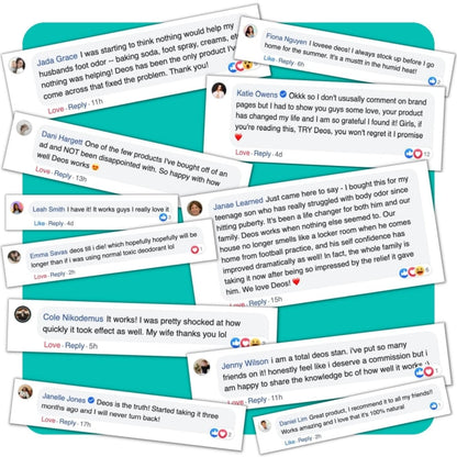 Deos | Complément anti-odeur